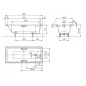 Kaldewei Ambiente - Baignoire Puro Star 655, 1800x800 mm, trous pour poignées, effet Perl, antidérapant, blanc 255530003001 Kaldewei Ambiente - Baignoire Puro Star 655, 1800x800 mm, trous pour poignées, effet Perl, antidérapant, blanc 255530003001
