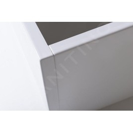 Polysan Plain - Panneau latéral 100, 700 x 590 mm, blanc 72723
