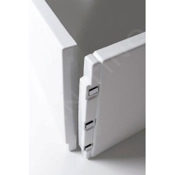 Polysan Plain - Panneau latéral 75, 750 x 590 mm, blanc 72687