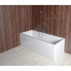 Polysan Plain - Panneau latéral 75, 750 x 590 mm, blanc 72687
