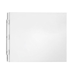 Polysan Plain - Panneau latéral 800 x 590 mm, blanc 72696