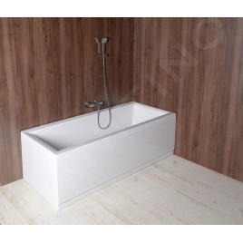 Polysan Plain - Panneau frontal, 165, droit, 1650 x 590 mm, blanc 72777