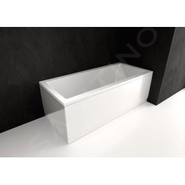 Polysan Plain - Panneau frontal, 165, droit, 1650 x 590 mm, blanc 72777