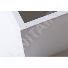 Polysan Plain - Panneau frontal, 175, gauche, 1750 x 590 mm, blanc 72633