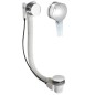 Polysan Accessoires - Garniture de vidage et de trop-plein pour baignoire, avec alimentation, avec bowden, longueur 575 mm,