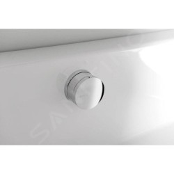 Polysan Accessoires - Garniture de vidage et de trop-plein pour baignoire, avec alimentation, avec bowden, longueur 575 mm,