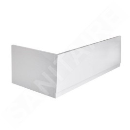 Polysan Plain - Panneau frontal, 180, droit, 1800 x 590 mm, blanc 72804