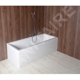 Polysan Plain - Panneau frontal, 180, droit, 1800 x 590 mm, blanc 72804