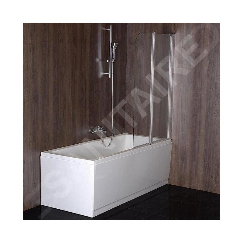 Polysan Ruiz - Paroi de baignoire 900 x 1400 mm, verre clair BSR-90 Polysan Ruiz - Paroi de baignoire 900 x 1400 mm, verre clair BSR-90