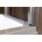 Polysan Ruiz - Paroi de baignoire 900 x 1400 mm, verre clair BSR-90 Polysan Ruiz - Paroi de baignoire 900 x 1400 mm, verre clair BSR-90