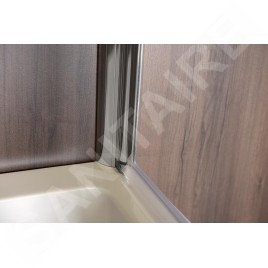 Polysan Ruiz - Paroi de baignoire 900 x 1400 mm, verre clair BSR-90