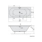 Polysan Baignoires - Baignoire rectangulaire VIVA B 175, 1750 x 800 x 470, blanc 88119 Polysan Baignoires - Baignoire rectangulaire VIVA B 175, 1750 x 800 x 470, blanc 88119