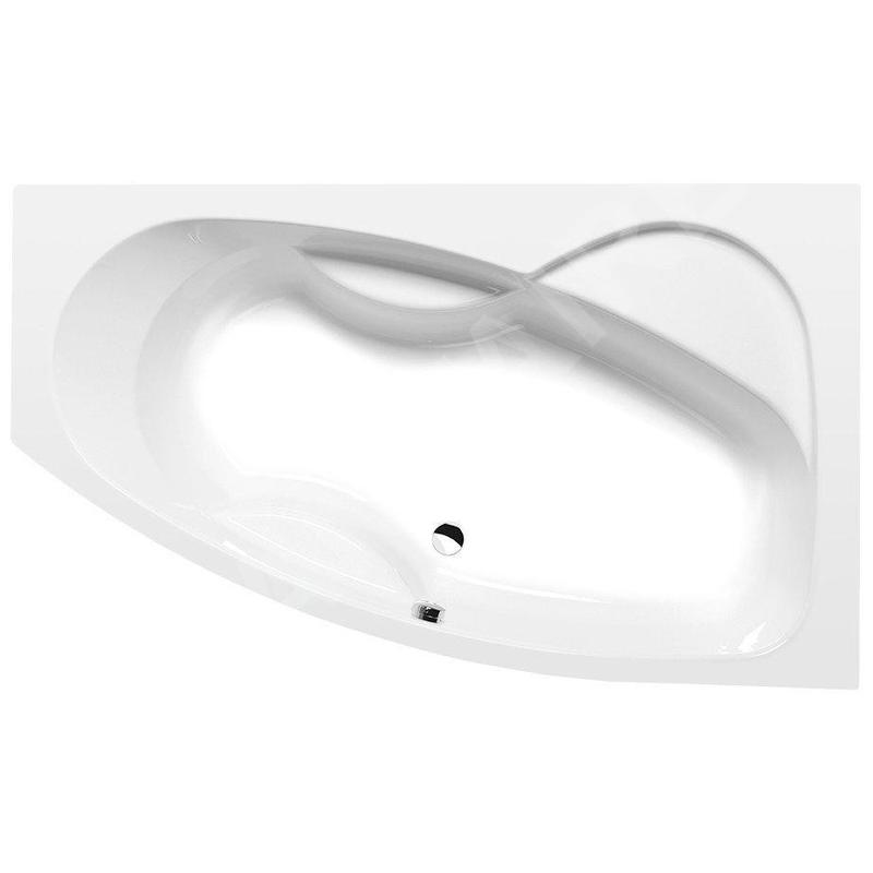 Polysan Baignoires - Baignoire asymétrique MAMBA R, 1700 x 1000 x 470 mm, blanc 77111 Polysan Baignoires - Baignoire asymétrique MAMBA R, 1700 x 1000 x 470 mm, blanc 77111