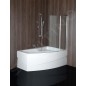 Polysan Baignoires - Baignoire asymétrique MAMBA R, 1700 x 1000 x 470 mm, blanc 77111 Polysan Baignoires - Baignoire asymétrique MAMBA R, 1700 x 1000 x 470 mm, blanc 77111