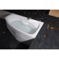 Polysan Baignoires - Baignoire asymétrique MAMBA R, 1700 x 1000 x 470 mm, blanc 77111 Polysan Baignoires - Baignoire asymétrique MAMBA R, 1700 x 1000 x 470 mm, blanc 77111