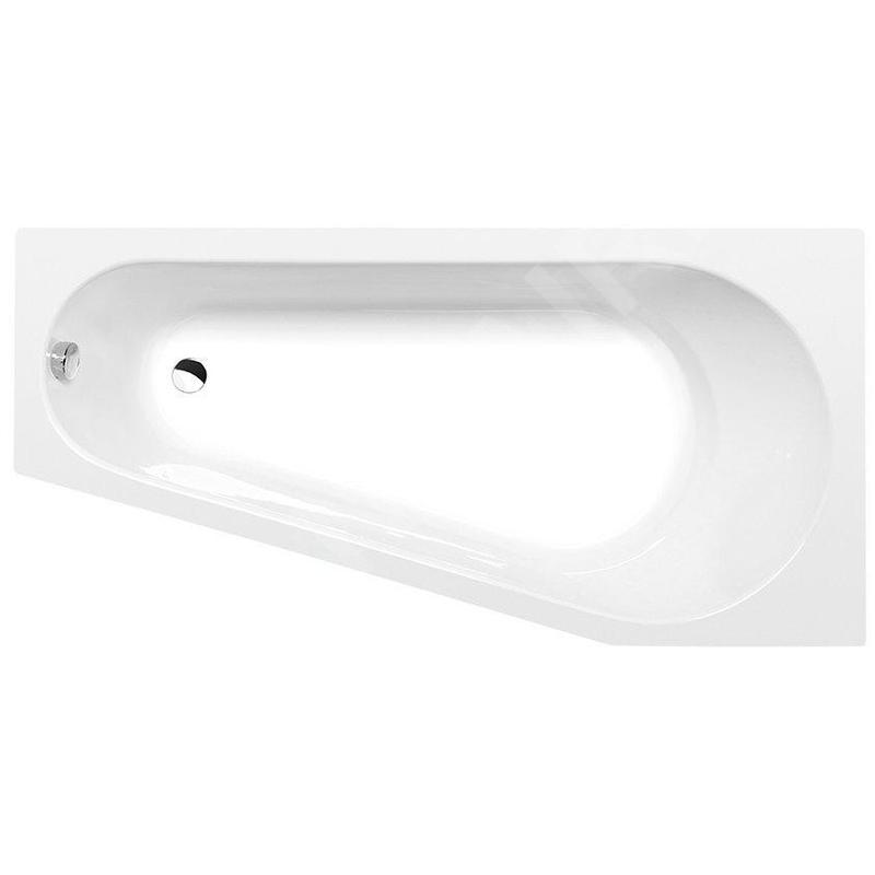 Polysan Baignoires - Baignoire asymétrique PROJEKTA 1600 x 800 x 440 mm, blanc 21111 Polysan Baignoires - Baignoire asymétrique PROJEKTA 1600 x 800 x 440 mm, blanc 21111