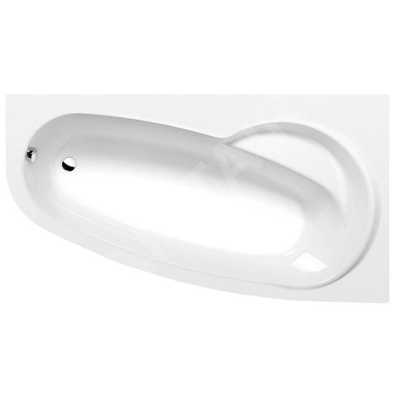 Polysan Baignoires - Baignoire asymétrique NAOS 180 R, 1800 x 1000 x 430 mm, droite, blanc 47111 Polysan Baignoires - Baignoire asymétrique NAOS 180 R, 1800 x 1000 x 430 mm, droite, blanc 47111