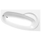 Polysan Baignoires - Baignoire asymétrique NAOS 180 R, 1800 x 1000 x 430 mm, droite, blanc 47111 Polysan Baignoires - Baignoire asymétrique NAOS 180 R, 1800 x 1000 x 430 mm, droite, blanc 47111