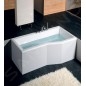 Polysan Baignoires - Baignoire asymétrique VERSYS L, 1600 x 840 x 470 mm, droit, blanc 15611 Polysan Baignoires - Baignoire asymétrique VERSYS L, 1600 x 840 x 470 mm, droit, blanc 15611