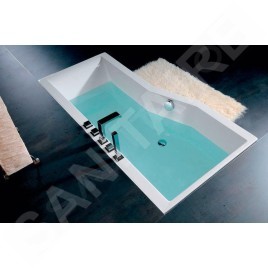 Polysan Baignoires - Baignoire asymétrique VERSYS L, 1700 x 840 x 470 mm, gauche, blanc 70111