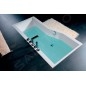 Polysan Baignoires - Baignoire asymétrique VERSYS L, 1700 x 840 x 470 mm, gauche, blanc 70111