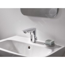 Grohe Bau Cosmopolitan E - Mitigeur lavabo infrarouge avec mélange, pile 6V, chrome 36451000