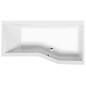 Polysan Baignoires - Baignoire asymétrique VERSYS L, 1700 x 840 x 470 mm, droit, blanc 70611 Polysan Baignoires - Baignoire asymétrique VERSYS L, 1700 x 840 x 470 mm, droit, blanc 70611