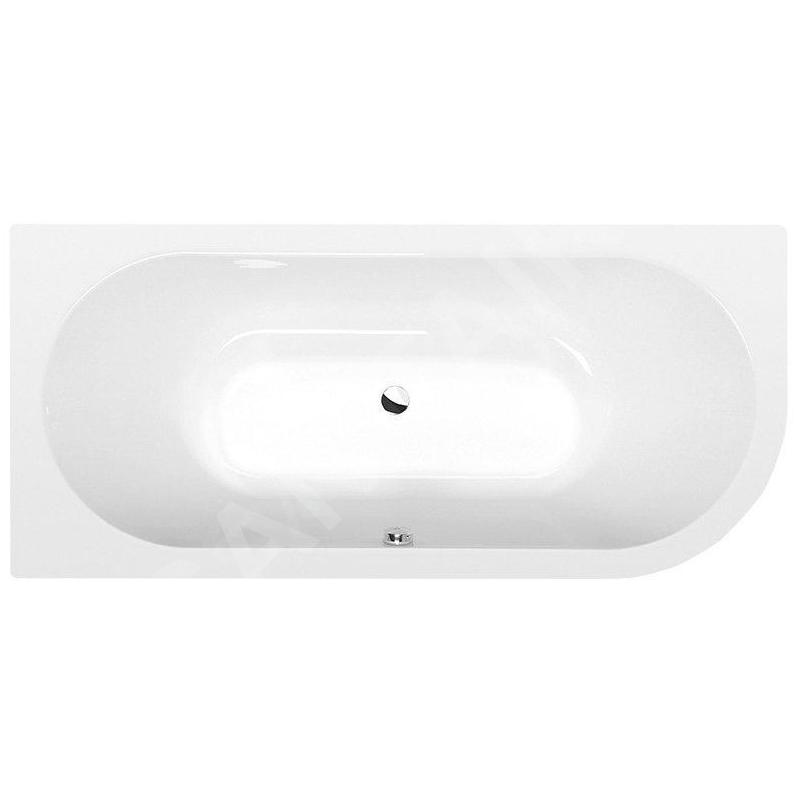 Polysan Baignoires - Baignoire asymétrique Viva L, 1750 x 800 x 470 mm, blanc 70119 Polysan Baignoires - Baignoire asymétrique Viva L, 1750 x 800 x 470 mm, blanc 70119