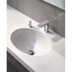 Grohe Bau Cosmopolitan E - Mitigeur lavabo infrarouge avec mélange, pile 6V, chrome 36451000