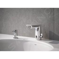 Grohe Bau Cosmopolitan E - Mitigeur lavabo infrarouge avec mélange, pile 6V, chrome 36451000