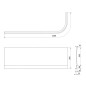 Polysan Viva - Panneau de revêtement frontal 175 L, blanc 70319