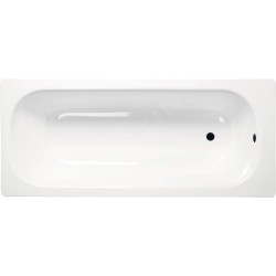 Aqualine Baignoires - Baignoire rectangulaire en émail 140x70x39 cm, blanc V140x70