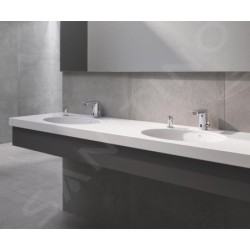 Grohe Bau Cosmopolitan E - Mitigeur lavabo infrarouge avec mélange, pile 6V, chrome 36451000