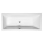 Aqualine Baignoires - Baignoire rectangulaire NISA, 1700x750x420 mm, blanc A1775 Aqualine Baignoires - Baignoire rectangulaire NISA, 1700x750x420 mm, blanc A1775