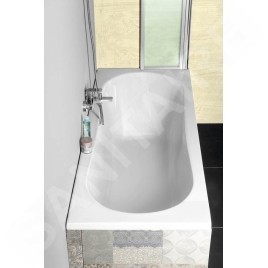 Aqualine Baignoires - Baignoire JIZERA, 1500x700x390 mm, blanc G1570