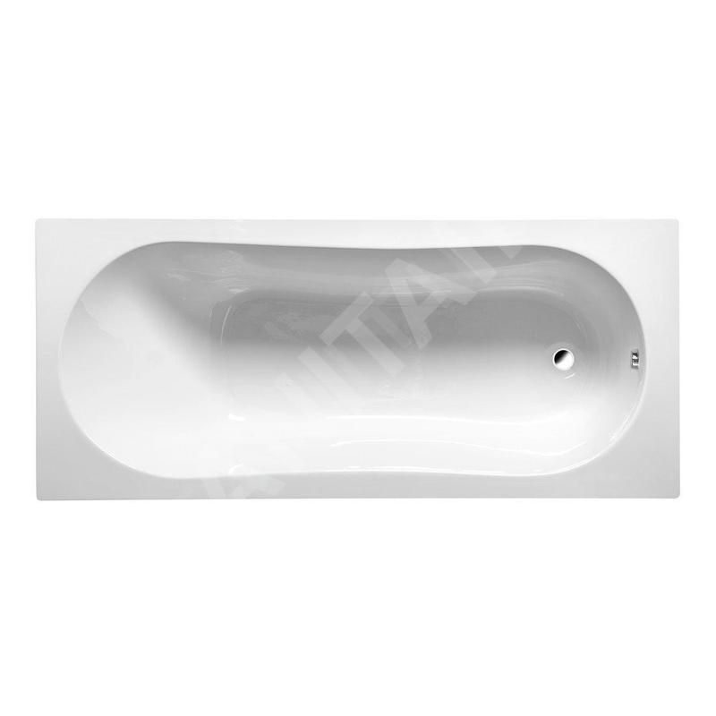 Aqualine Baignoires - Baignoire Jizera, 1600x700x390 mm, blanc G1670 Aqualine Baignoires - Baignoire Jizera, 1600x700x390 mm, blanc G1670