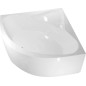 Aqualine Baignoires - Baignoire d'angle DYJE, 1500x1500x420 mm, blanc A1550