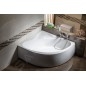 Aqualine Baignoires - Baignoire d'angle DYJE, 1500x1500x420 mm, blanc A1550