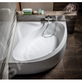 Aqualine Baignoires - Baignoire d'angle DYJE, 1500x1500x420 mm, blanc A1550