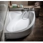 Aqualine Baignoires - Baignoire d'angle DYJE, 1500x1500x420 mm, blanc A1550