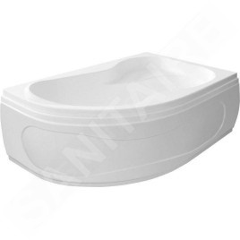 Aqualine Baignoires - Baignoire Cidlina 160, 1600x1050x450 mm, droite, blanche G3614