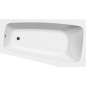Aqualine Baignoires - Baignoire asymétrique Berounka, 1600x900x420 mm, droite, blanc A1691