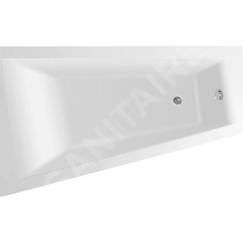 Aqualine Baignoires - Baignoire METUJE, 1600x1000x420 mm, gauche, blanc G2610 Aqualine Baignoires - Baignoire METUJE, 1600x1000x420 mm, gauche, blanc G2610
