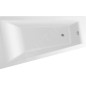 Aqualine Baignoires - Baignoire METUJE, 1600x1000x420 mm, gauche, blanc G2610 Aqualine Baignoires - Baignoire METUJE, 1600x1000x420 mm, gauche, blanc G2610