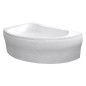 Aqualine Baignoires - Baignoire Orava 1480x900x380 mm, gauche, blanc G1590 Aqualine Baignoires - Baignoire Orava 1480x900x380 mm, gauche, blanc G1590