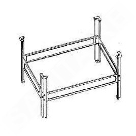 Aqualine Accessoires - Structure de soutien pour un bain de siège PIED 105