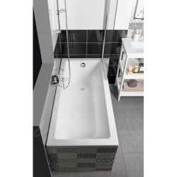 Aqualine Baignoires - Baignoire rectangulaire DOUBRAVA, 1600x700x420 mm, blanc A1670