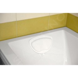 Aqualine Baignoires - Appui-tête Tecno, 300x200 mm, blanc 68601