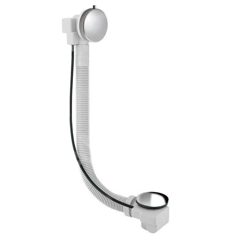 Sapho Senator - Garniture de vidage pour baignoire avec bowden, longueur 550 mm, bonde 72 mm, inox VR115528