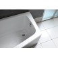 Sapho Senator - Garniture de vidage pour baignoire avec bowden, longueur 550 mm, bonde 72 mm, inox VR115528